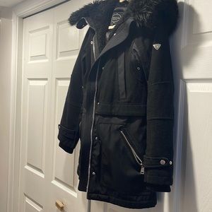 Black winter coat